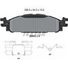 Textar Pastiglie freno 2690301 TEXTAR per FORD USA EXPLORER