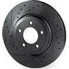 Rotinger 2x Disco freno Assale posteriore pieno RT 1964-GL T5 ROTINGER per FIAT LANCIA VW