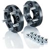 Eibach 2x Flangia distanziale della ruota nero S90-4-15-002-B EIBACH per MITSUBISHI KIA