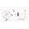 Magneti Marelli Alternatore con puleggia 063731907010 MAGNETI MARELLI per TOYOTA AVENSIS
