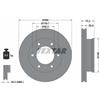 Textar 2x Disco freno ventilazione interna 92223000 TEXTAR per FORD MAZDA