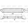 Valeo Radiatore intercooler 818646 VALEO per VOLVO XC60 I SUV V60 I V70 III XC70 II
