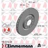 Zimmermann 2x Disco freno ventilazione interna 110.2212.20 ZIMMERMANN per ALFA ROMEO 159