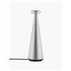Alessi Lampada da tavolo portatile a LED con luce regolabile Bedin - Argento
