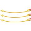 Catetere Foley A Media Permanenza Rusch Gold Plus 2 Vie In Silkolatex Lattice-Silicone Per Adulto Ch24 Lunghezza 40 Cm Punta Cilindrica Fori Palloncino 5-15 Ml 1 Pezzo 3x1 pz