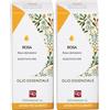 Rosa Ricostituita Olio Essenziale 10 Ml 2x10 ml essenziale