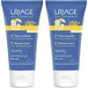URIAGE BEBE 1a Crema solare Minerale viso SPF50+, pelle sensibile di neonati, bambini 2x50 ml