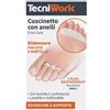Tecniwork Cuscinetto Distensore per Dita a Martello - Piede Destro Misura S 1 pz Fasciatura