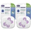Chicco Succhietto Comfort Girl In Silicone 6-16 Mesi 1 Pezzo 2x1 St