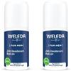 WELEDA 24h Deo Roll-On for Men 2x50 ml