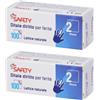 Safety Ditale in Lattice Retto Taglia 2 2x1 St