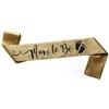 OLILLY Sciarpa per una Futura Mamma. Sciarpa Mum to Be per Baby Shower (Oro Glitter)