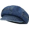 BSYLOO Berretto da donna, cappello da panettiere in denim, per newsboy cabbie, cappello cieco per donne e ragazze