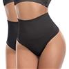 SOLO ACTFIT Donna Vita Media Tanga Guaina Mutande Contenitive Perizomi Intimo Modellante Thong Dimagrante Pancera Pancia Piatta Slip Shapewear Elastico