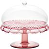 Guzzini Tortiera con alzata Vanity Flamingo pink rosa Ø30 x h27,7 cm 131901SAR35