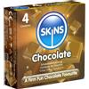 Skins *Chocolate* 4 pz Preservativi