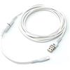 Qubick Cavo Play & Charge (USB Type-C) Di 3 Metri Per PlayStation 5 (PS5) Separabile In Due parti E con I LED All'estremità -