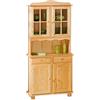 Inter Link Credenza 2 ante + 2 cassetti pino massello naturale, 88x198x43 cm