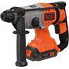 BLACK + DECKER Martello tassellatore a batteria BLACK + DECKER 18V 2Ah 1.2J, 1 batteria