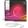 Philips Hue OmniGlow Striscia LED per esterni, 3 m | Luci giardino, Sfumature ultra-fluide, Colori precisi, Luce bianca pura, Luce ultra-brillante, Tagliabile, Casa intelligente