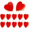 Amosfun Set di 12 Spille a Forma di Cuore - Spille Gioiello per Vestiti Borse e Cappelli Accessori Decorativi Ideali per la Festa degli Innamorati e Occasioni Romantiche