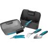 Gardena Set da Balcone Gardena City Gardening: Cassetta con Paletta di Raccolta e Kit da 4 Pezzi, Trapiantatore Stretto, Ragno, Forbici e Scopino (8970-20)