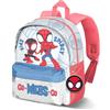Marvel Spiderman Spin-Zaino per bambini, Grigio 22 x 27 cm, Capacità 5 L