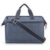Reisenthel MO4113 ALLROUNDER S POCKET HERRINGBONE DARK BLUE Borsa sportiva Donna HERRINGBONE DARK BLUE Taglia Unica