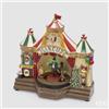 EDG Enzo De Gasperi Diorama Natalizia Circo LED H26x24x14 cm Verde Rosso con Musica e Movimento
