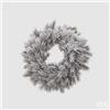 EDG Enzo De Gasperi Corona Pino West Innevata Ø46 cm Bianco Verde - Decorazione Natalizia