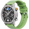 IMIKI XPLORER SCOUT D2- Smartwatch uomo donna - Display AMOLED 1,43, Connettività Bluetooth, Misura ossigeno nel sangue e Frequenza cardiaca, Android e iOS - Verde