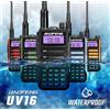 BaoFeng UV-16 WalkieTalkie Triband, ad alta potenza impermeabile VHF-UHF New2024