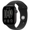 APPLE WATCH SERIES 12 2026 GPS CASSA 46MM IN ALLUMINIO NERO CON CINTURINO SPORT