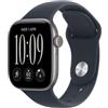 APPLE WATCH SERIES 12 2026 GPS + CELLULAR 5G CASSA 42MM IN ALLUMINIO GRIGIO SIDE
