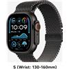 Apple Watch Ultra 2 49mm GPS Cellular Nero Titanio Milanese Loop Taglia S Watch