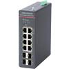 HIKVISION SWITCH INDUSTRIALE SMART MANAGED GIGABIT HI-POE 8 PORTS