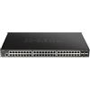 D-Link DGS-1250-52XMP Gestito L3 Supporto Power over Ethernet (PoE) Nero