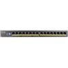 ZYXEL SWITCH 16P LAN GIGABIT ZYXEL GS1100-16EPS-EU0101F POE+ SWITCH UNMANAGED CON DIP