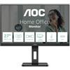 AOC MONITOR 27 LED IPS QHD 16:9 4MS 350 CDM, USB-C, PIVOT, DP/2HDMI, MULTIMEDIAL