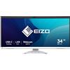 EIZO FlexScan EV3450XC-WT LED display 86,6 cm (34.1") 3440 x 1440 Pixel UltraWi