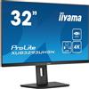 iiyama ProLite XUB3293UHSN-B5 Monitor PC 80 cm (31.5") 3840 x 2160 Pixel 4K Ult