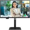 AOC MONITOR 23,8 LED IPS FHD 16:9 4MS 120HZ, REG ALTEZZA, DP/HDMI, MULTIMEDIALE