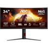 AOC G4 CU34G4 Monitor PC 86,4 cm (34") 3440 x 1440 Pixel Wide Quad HD LED Nero,