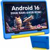 MUTSAY Tablet Bambini 10 Pollici Android 16 Tablets PC 20 GB RAM 64 GB ROM