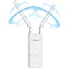 BrosTrend AX3000 Ripetitore WiFi Esterno Potente WiFi 6 Outdoor PoE Gigabit Dual