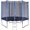 Spartan Trampolino 180 cm + rete + scala blu Blu