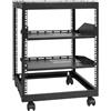 OEM Armadio server a rack - 12U, con 4 guide - Profondità regolabile da 38 a 102 cm - Adatto per installazione a pavimento o a parete - Dotato di ruote