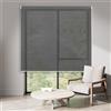 Blindecor | Tenda a rullo modello Egeo | Tenda a rullo con tessuto oscurante al 5% | Colore: grigio scuro (402) | Dimensioni: 120 x 250 cm |