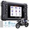 icarsoft Dispositivo di diagnostica OBD2 bidirezionale iCarsoft per motociclette, compatibile con BMW e con funzione di spurgo ABS