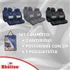 Saife 282548, set completo di coprisedili per auto, design "Sport Time", multicolore
